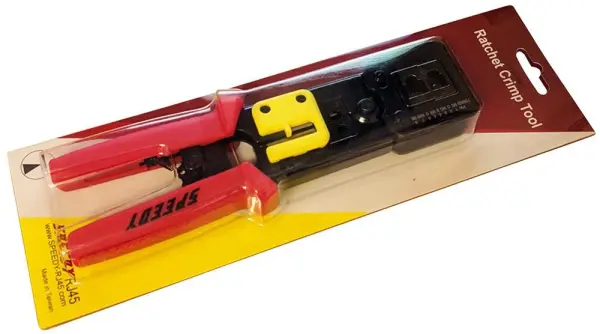 Speedy RJ45 HD Ratchet Crimp Tool, Blister Pack