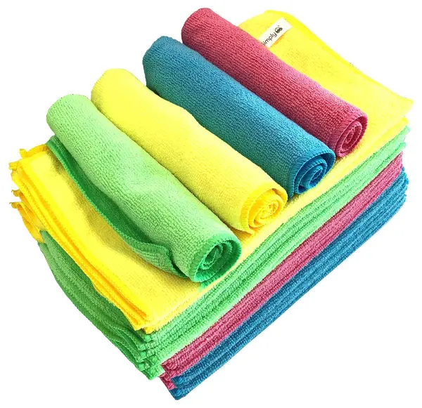 SIMPLY Microfibre Cloths, Pack of 24