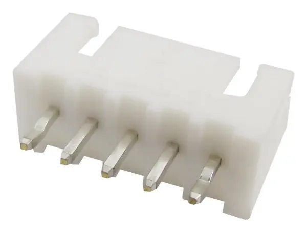 JST (JAPAN SOLDERLESS TERMINALS) Conector Vertical XH, 5 Pines, Paso 2.5mm