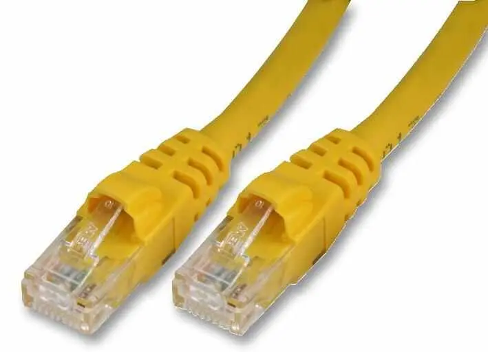 TUK Cabo Ethernet Cat6, RJ45 Macho para Macho, 10m, Amarelo