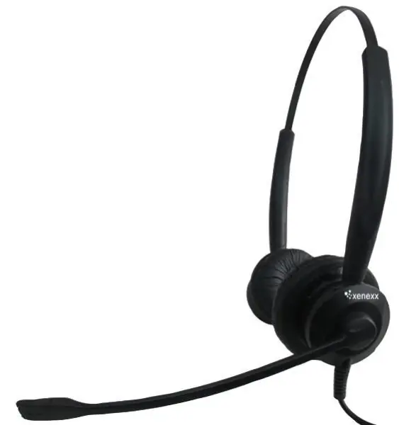 XENEXX Genesis Binaural Noise Cancelling Telephone Headset