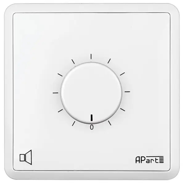 APART E-VOL20 Contrôleur de Volume Mono 20W pour Lignes 100V