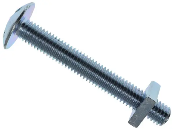 METALMATE Roofing Bolt & Nuts - M8 x 50mm (Box 25)