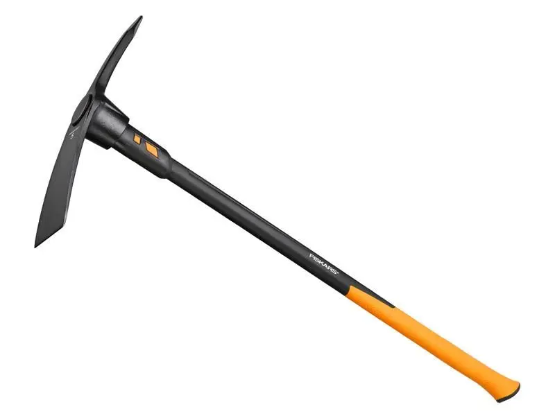 Fiskars מעדר פלדה מבודד רעידות 2.27 ק״ג, מסד שוק IsoCore