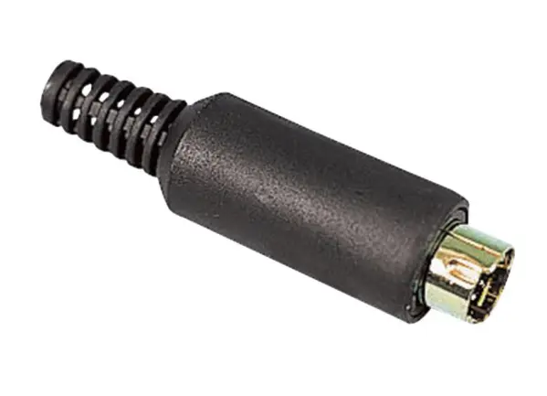 PRO SIGNAL - 4-Pin Mini DIN Plug με Επιχρυσωμένες Επαφές