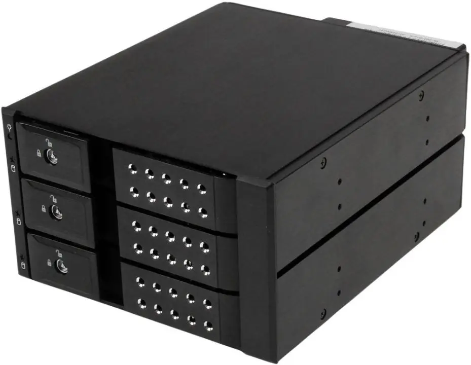 StarTech 3-Bay Trayless Hot Swap Rack voor 3.5 inch SAS/SATA harde schijven