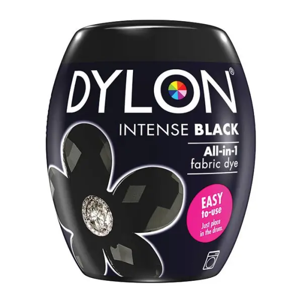 Dylon Maschinenfärbepod 12 Intense Black 350g für Textilien