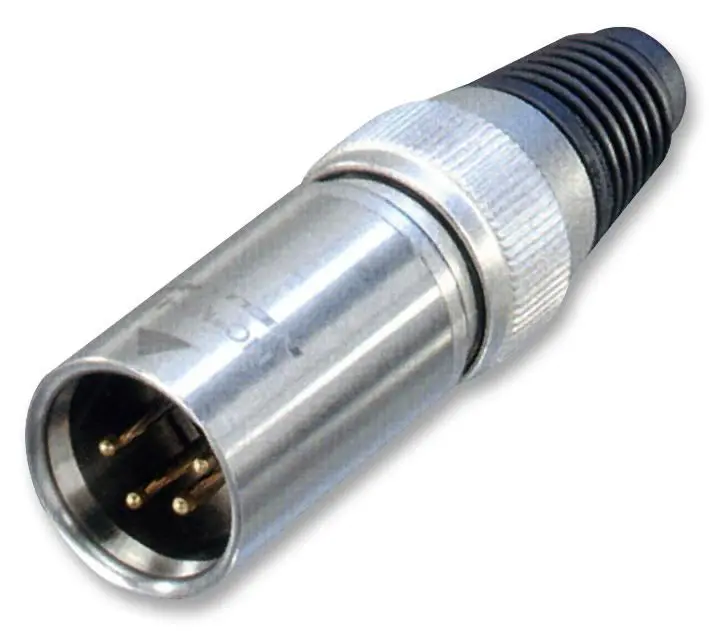 NEUTRIK Conector XLR Macho de 5 vias, Profissional, IP65, Contactos em Ouro