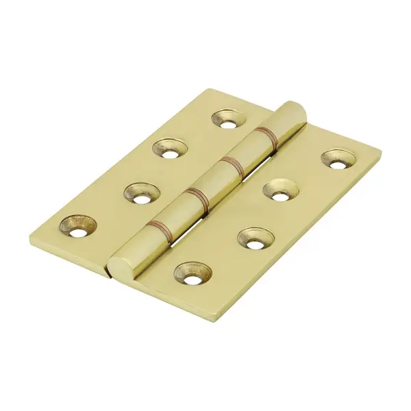 Timco Bisagras de Bronce Fosfórico con Arandelas, Latón, 102x67mm (Pack de 2)