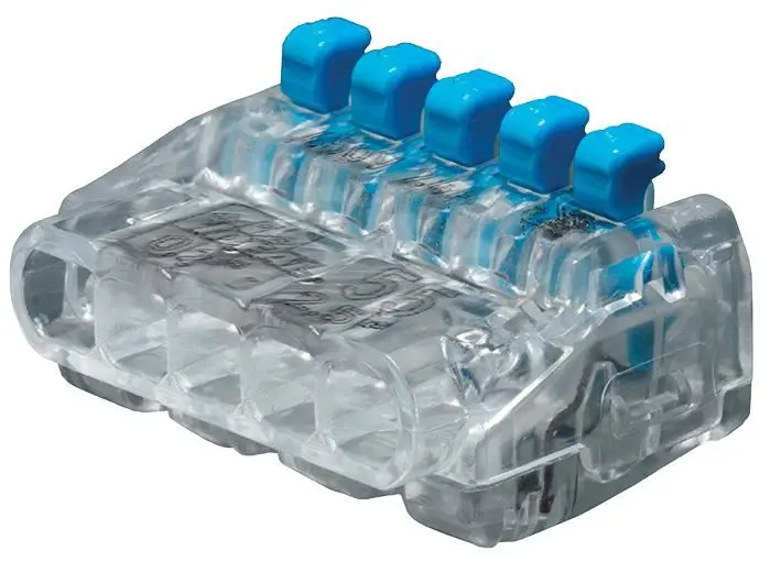 Connecteurs pour fils à levier IDEAL, 5 ports, lot de 30