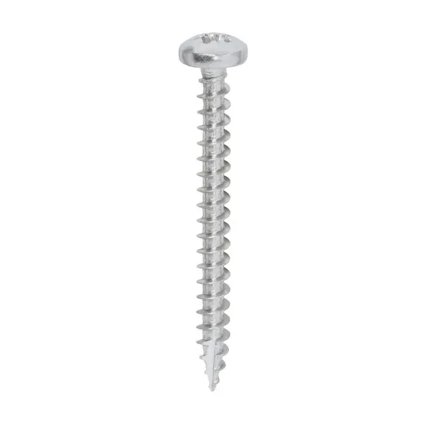 Timco Classic Multi-Purpose Screws, PZ Pan Head, A2 Stainless Steel, 4.0x40mm (