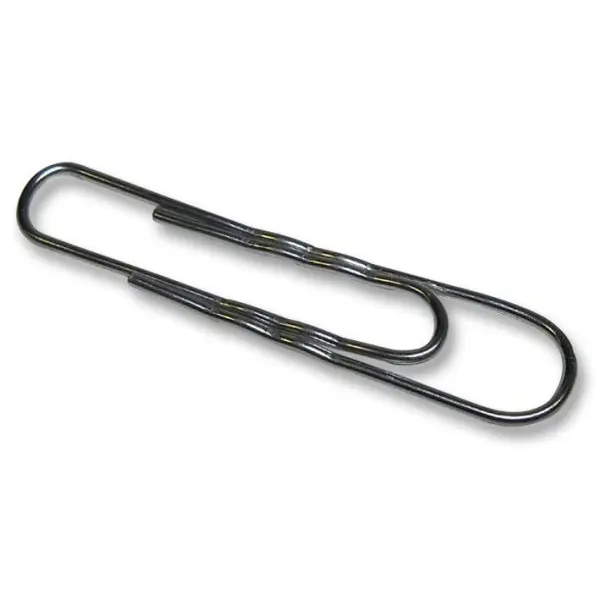 Large Wavy Metal Paper Clips - Pack of 100