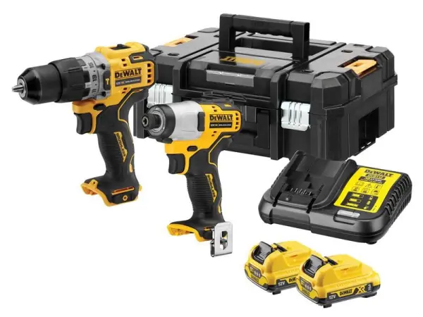 DeWALT DCK2111L2T XR Brushless 12V Twin Pack with 3.0Ah Li-ion