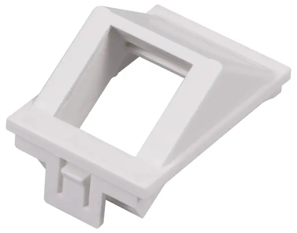 TUK 6C Angled Keystone Adaptor - White