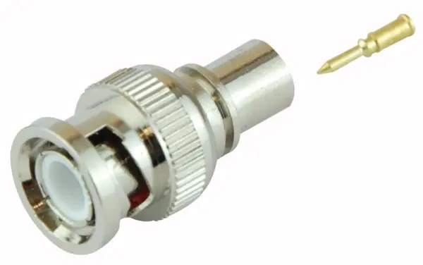 PRO SIGNAL Plug BNC Leabaite, 75 Ohm, le haghaidh Cábla RG6U