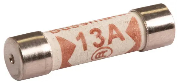 EATON BUSSMANN Cartridge Fuse, 6.3mm x 25.4mm, 240V - 13A