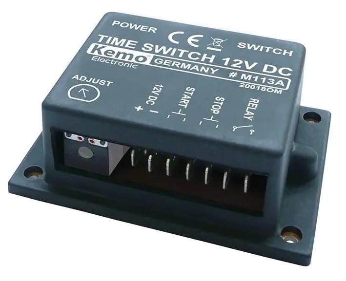 KEMO ELECTRONIC Módulo de Temporizador 12-15V DC, 3A