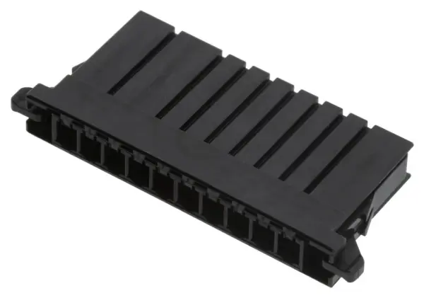 AMP TE CONNECTIVITY 10-Way Receptacle Housing, 3.81mm Pitch, Black