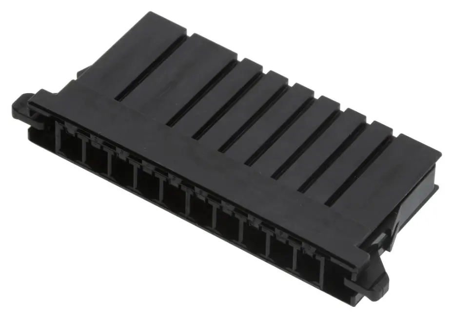 AMP TE CONNECTIVITY 10-Way Receptacle Housing, 3.81mm Pitch, Black