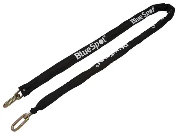 BlueSpot Square Link Chain, 6ft x 10mm, Hardened Steel