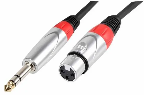 Pulse Cavo Audio TRS Jack 6.35mm (1/4”) a XLR Socket, 3m