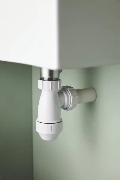 McAlpine Basin Bottle Trap, White, 32 mm