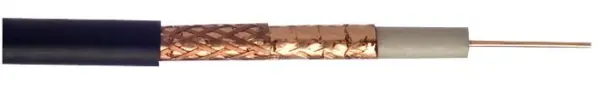 WEBRO WF100 동축 케이블 블랙, 75Ω, 50m