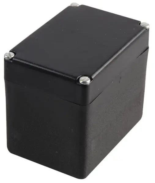 KEMO ELECTRONIC Caja de plástico PS negra 72x50x63mm