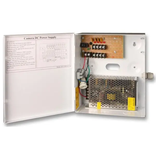 HAYDON 12V 20A 16 Way Metal Boxed CCTV Power Supply
