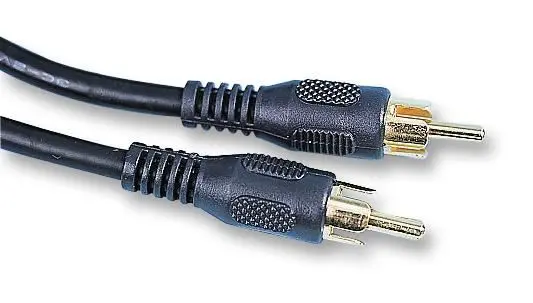 PRO SIGNAL - Phono (RCA) Kabel auf Kabel mit RG59-Kabel, 1m schwarz