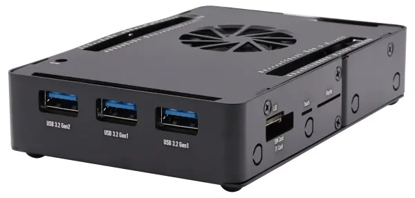 KKSB LattePanda 3 Delta Aluminium Case, Black