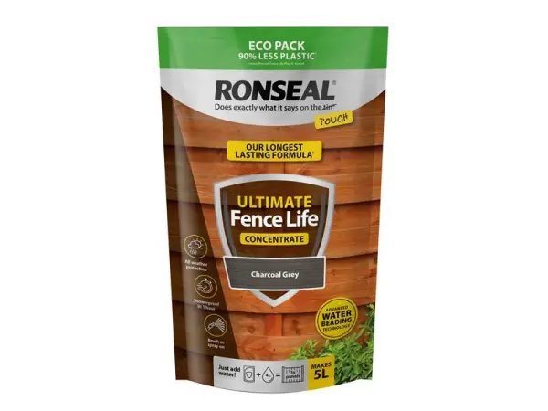 Ronseal Ultimate Fence Life Concentrate 950ml, Charcoal Grey