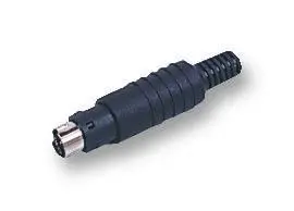 SCHURTER ミニDINプラグ 9ピン 銀メッキ接点