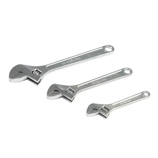 Silverline Adjustable Wrench Set (3-Piece) - 150, 200 & 250mm