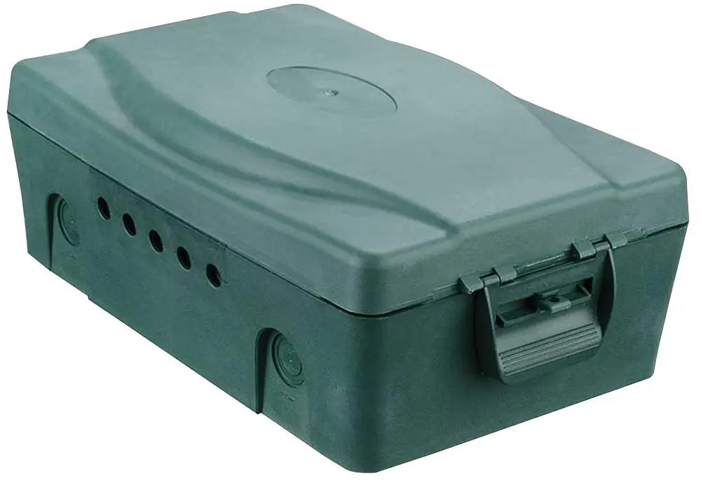 MASTERPLUG Outdoor Weatherproof Connection Box, IP54, Green