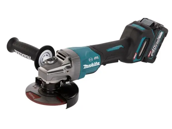 Makita GA013GD201 XGT 40Vmax Smerigliatrice con Interruttore a Paddle, 125mm