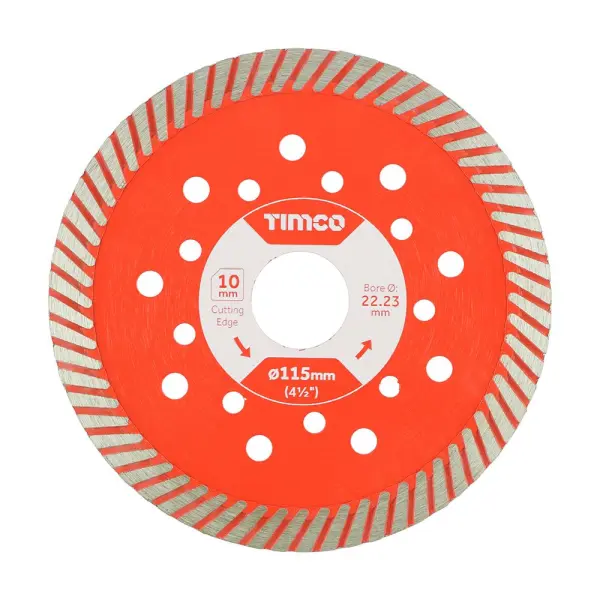 Timco Premium Turbo Diamantblad 115mm x 22.2mm