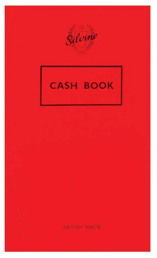 SILVINE Cash Book, A6, 72 Pages, 75gsm, Heritage Notebook