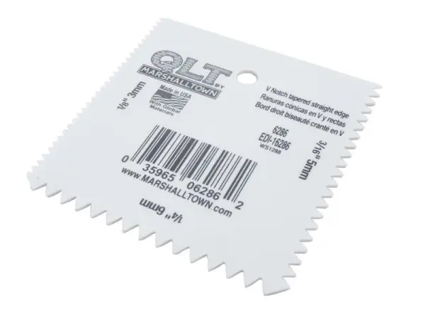 Marshalltown QLT 6286 Plastic V Notched Spreader