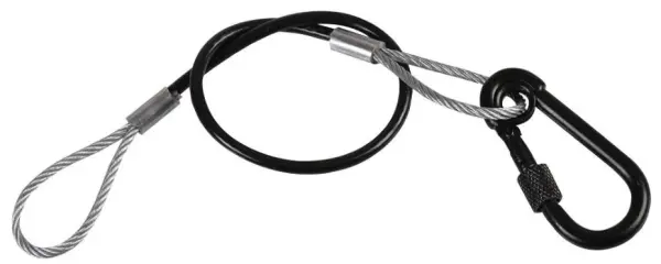 PULSE PVC svazovací bezpečnostní lanko, 3mm x 350mm, nosnost 25kg