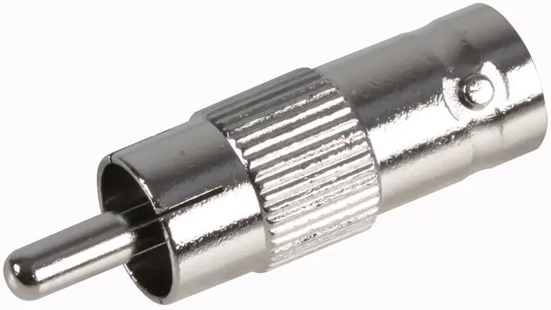 PRO SIGNAL BNC Female to RCA Male Zinc Adapter