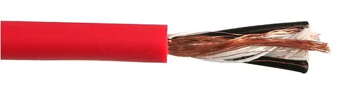 PRO POWER Balanced Microphone Cable, OFC 26AWG, Red, 100m Reel