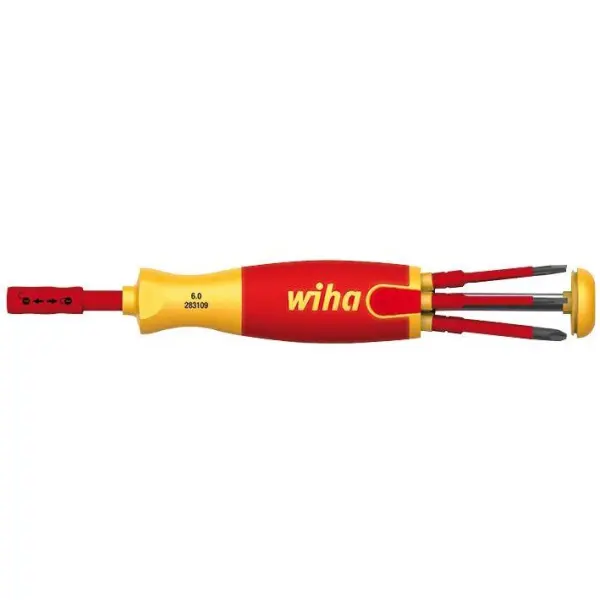 Wiha 6-in-1 SlimBit VDE Insulated Screwdriver Set