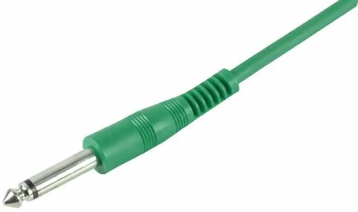 Pulse 6.35mm Mono Jack to Jack Lead, 6m Green