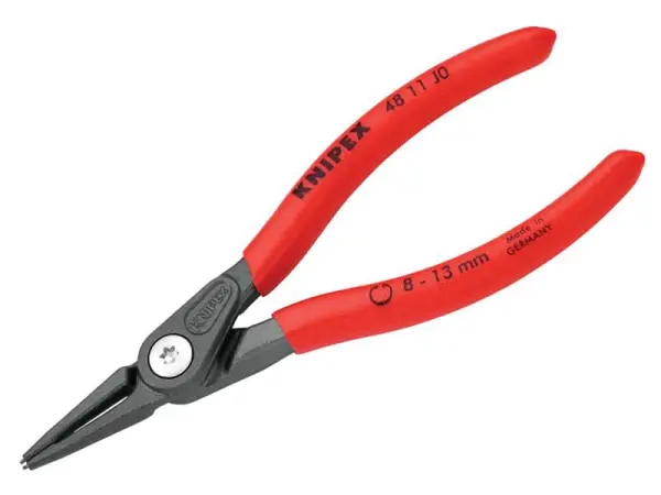 Knipex Precision - Pléaraithe Circlip Inmheánach Díreach, 8-13mm, 140mm