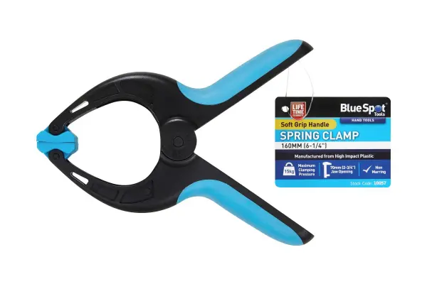 Blue Spot Tools 160mm 弹簧夹 15公斤压力