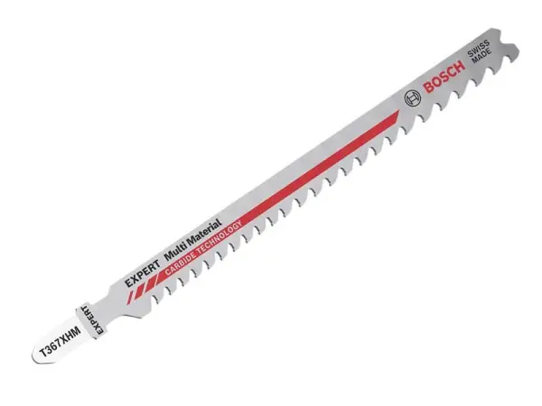Bosch EXPERT T367XHM Multi Material Jigsaw Blade 132mm, Pack of 3