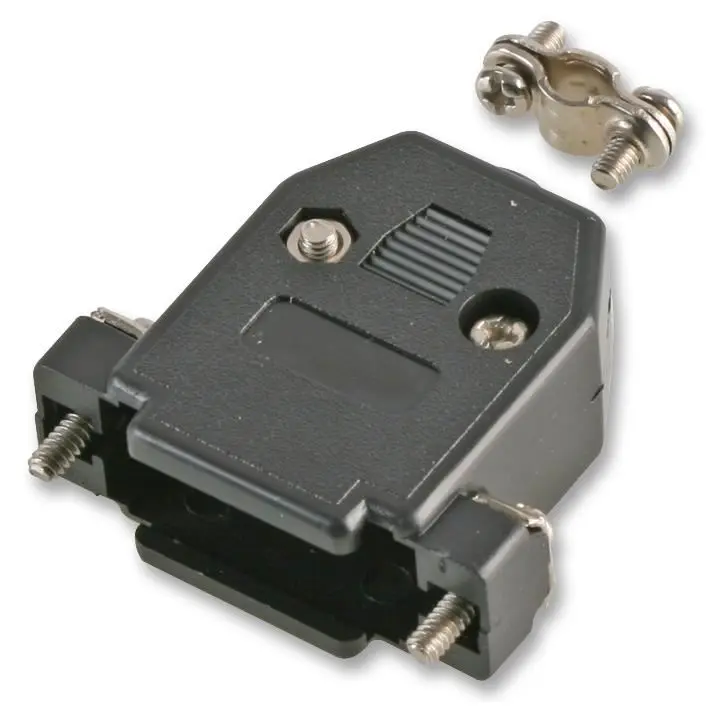 PRO POWER - Capot plastique noir 15 voies pour connecteurs D-Sub