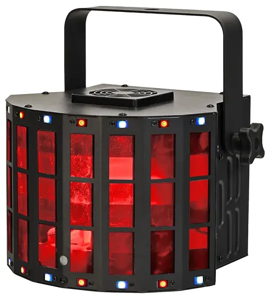 Equinox Interceptor XP 3-in-1 Effect Light with Derby, Strobe & Laser, 4x7W RGB