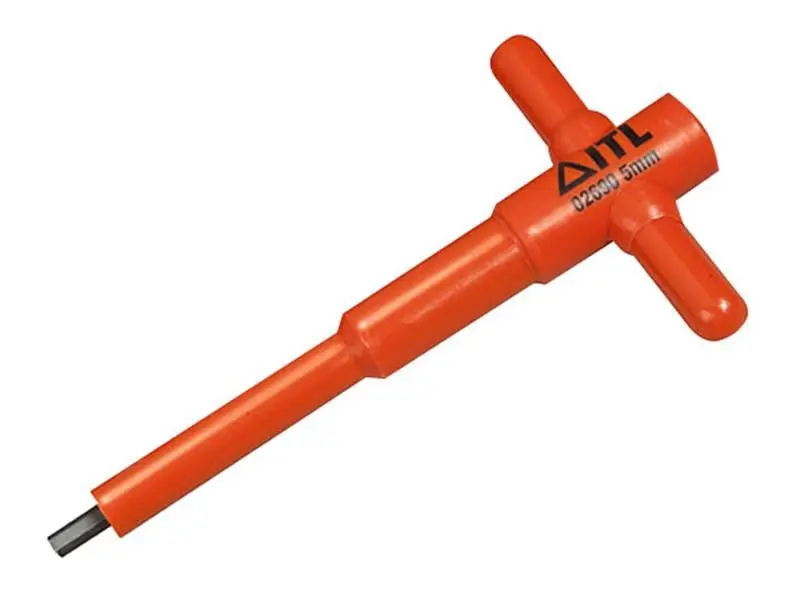 ITL Insulated T-Handle Hex Driver, 5mm, Nylon 11, IEC 60900 Rated